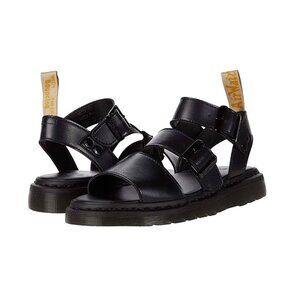 Dr. Martens Black Vegan Gryphon Gladiator Sandals Size US 6.5 Unisex